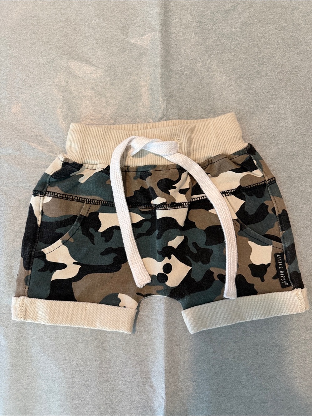 Little Bipsy camo shorts